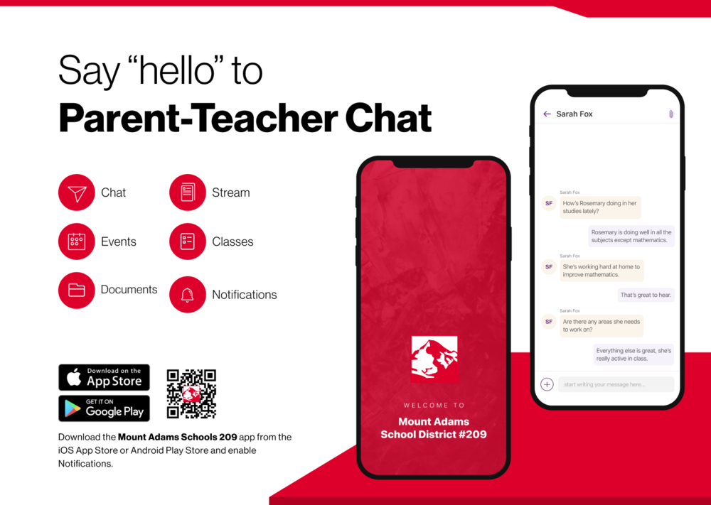 Say "hello" to Parent Teacher Chat open app image